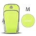Produktbild Sport Armband Case for Mobile Phone Extension Strap Sports Armband Fitness Running Arm Band Bag Jogging Workout Cover for Smartphone,Green,M
