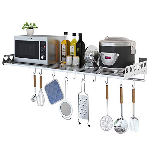 Étagère De Cuisine Murale En Inox Pour Four à Micro-Ondes
