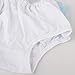 Baby Girl's Cotton Ruffle Panties Bloomers Diaper Cover for 0-2 Yds (White)