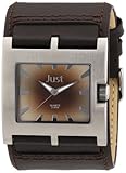Just Watches Herren-Armbanduhr XL Digital Leder 48-S2929G-BR-SL