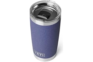 YETI Rambler Tumbler, Vaccum Insulated Stainless Steel Tumbler with Magslider Lid, Moon Dust, 20 oz (591 ml)
