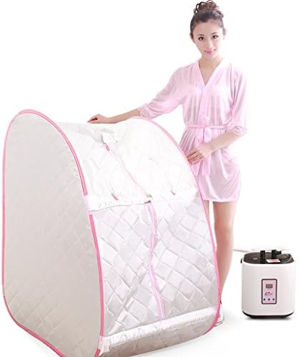 Ali Home steam sauna box fumigation machine single folding sweat box ( Color : Silver )