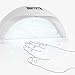36W UV LED Nail Lamp Manicure/Pedicure Nail Dryer with 4 Timer Setting - Perfect Salon Tool for Drying Nail Polish and Gel - Dry Both Fingernails and Toenails with 2 FREE Bonus Nail Files