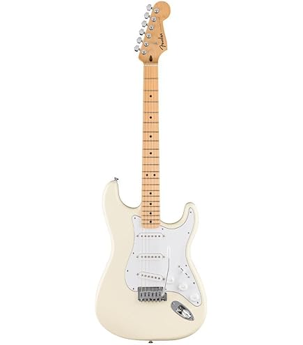 【10836】 Squier Affinity Stratocaster HH Fender Squier Affinity Strat MN WPG OWT Elektro Gitar : Amazon.com