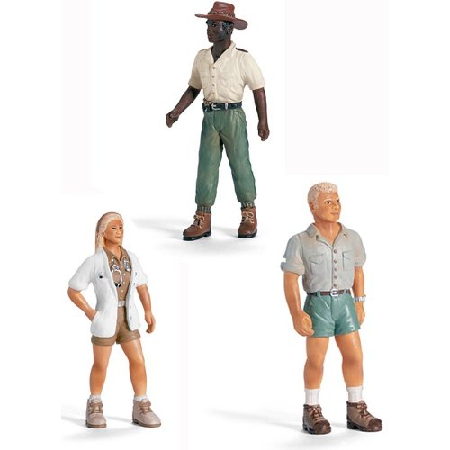 Preisvergleich Produktbild Schleich kt-20077 Zoo-Personal-Familie 13442, 13441, 13443 (3-teilig)