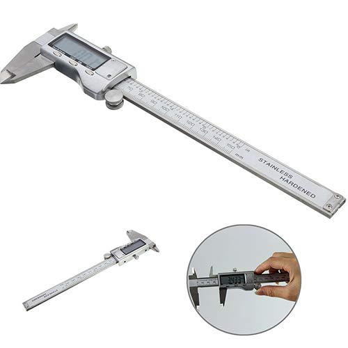 Preisvergleich Produktbild Dandeliondeme Digital-Messschieber, Edelstahl, 150 mm, LCD-Display