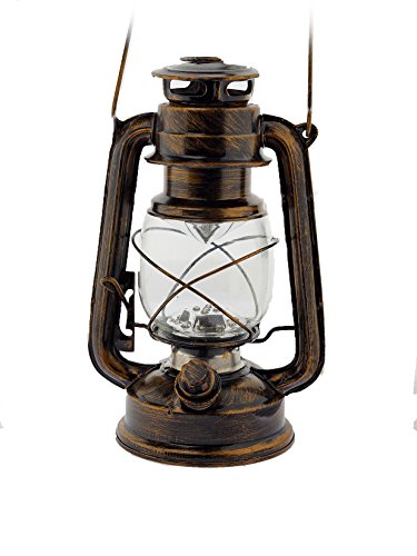 Dimmbare LED Lampe im Öl-lampen-Design Nostalgie, Retro, Sturmlaterne - 2