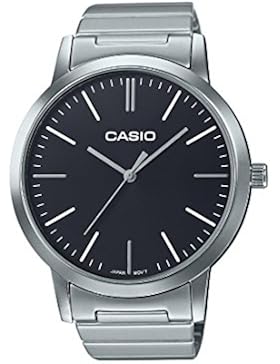 Casio Collection – Unisex-Armbanduhr mit Analog-Display und Edelstahlarmband – LTP-E118D-1AEF