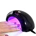 MelodySusie® Violetilac Super Mini Cute Portable 6W LED Gel Polish Nail Dryer For Harmony Gelish Soak Off Series, OPI Gelcolor Nail Polish, Orly Gel FX, Red Carpet Led Gel Polish, Gelicious GEL Nail Polish, Any LED GEL Polish etc (Black)