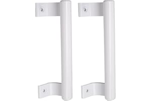 YIDELAI-Maniglia scorrevole a 2 pezzi, materiale della lega di alluminio da 8 pollici adatto per porte del patio e porte di vetro. Sostituzione di alcune vecchie maniglie delle porte.