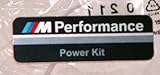  Original BMW M Performance de aluminio placa Pegatinas PowerKit 2 F22