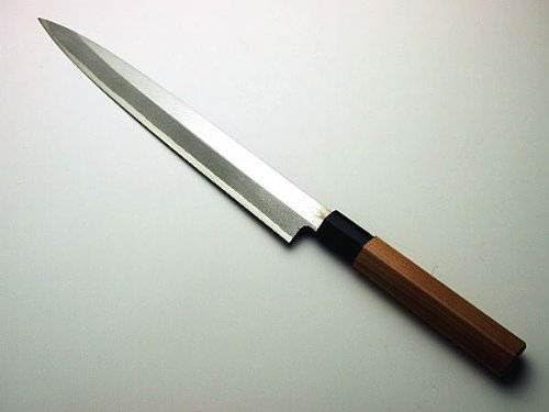HONMAMON Sashimi Hocho (Yanagiba Kitchen Knife) 270mm (abt 10.6 Inch) for Left Hander, Edge of Blade:"Shirogami Steel 2"