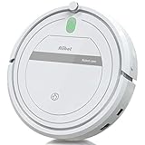 Aiibot Aspirateur Robot Slim Machine de Nettoyage à Aspiration Puissante, Efficace sur les Tapis, Moquettes et Sols Durs avec Télécommande, Nettoyage Automatique pour les Poils d'Animaux, Filtre HEPA