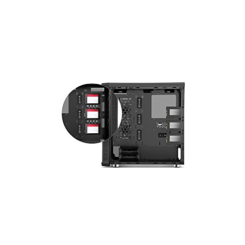NOX Hummer TGX Torre Negro Carcasa de Ordenador - Caja de Ordenador  Torre  PC  SPCC  Vidrio Templado  ATX EATX ITX Mini-ATX  Negro  Juego 