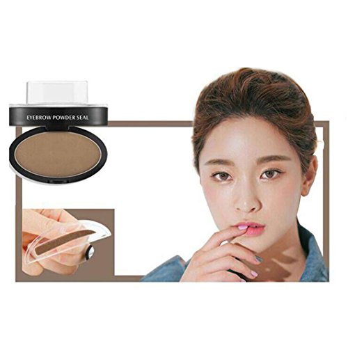 OverDose Brow Stempel Pulver Delicated Natürlich Perfect Enhancer Straight United Augenbraue Brow Stamp Powder Braun - 2