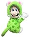 Produktbild Super Mario 3D World cat Luigi Magnet gefüllte Höhe 17cm