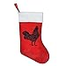 Produktbild gthytjhv Pet Chicken Felt Christmas Stocking Party Accessory for Boys Girls Men Women 42x26cm
