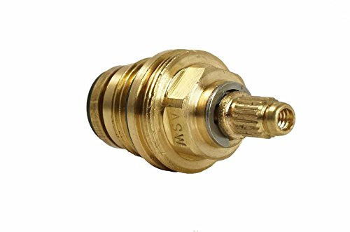 tecuro Sanitär-Oberteil Absperrventil 1/2″ für Ventile und Armaturen – messing blank - 2