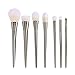 Tonsee Pro Techniques 7pcs Blush Powder Foundation Makeup Cosmetics Brush Brushes Set (Silver)