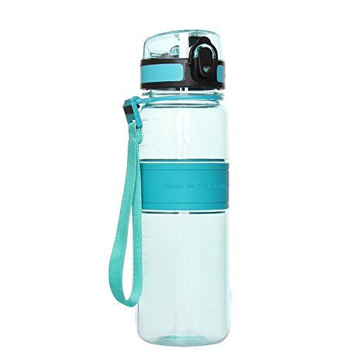 ChenFec 650ml/22oz Sports Water Bottle Leak-proof Lid, Fast Flow, BPA Free Drinking Bottle for Runni ChenFec 650ml/22oz Sports Water Bottle Leak-proof Lid, Fast Flow, BPA Free Drinking Bottle for Runni