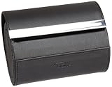 Philippi Giorgio Krawattenbox, Leder, Schwarz, 11.6 x 7.7 x 7.7 cm