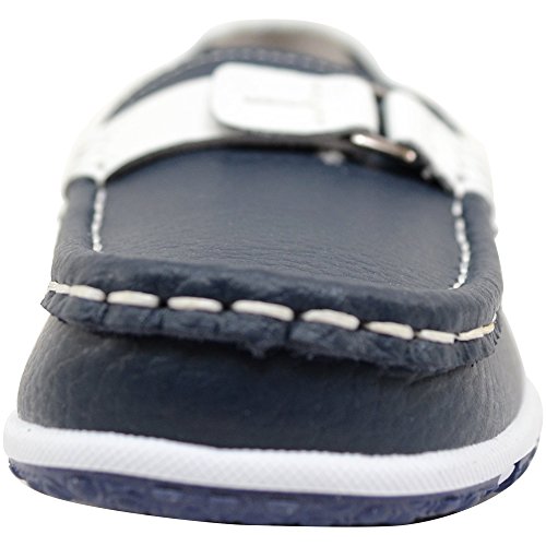 Ladies / Womens 100% Real Leather Slip On Summer / Holiday / Casual / Boat Shoes - Blueberry - UK 5