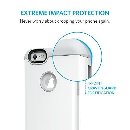 iPhone 6s Plus Case - Anker SlimShell (Sep 2015 New Release Slim Protective Case with LIFETIME WARRANTY) One of the First Cases Specially Designed for the new iPhone 6s Plus[5.5 inch](White)