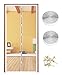 Produktbild OOTSR Magnet Fliegengitter Tür Insektenschutz 90x210cm und Full Frame Klettverschluss für die Balkontür, Kellertür Und Terrassentür, Kinderleichte Klebemontage Ohne Bohren (Nicht Kürzbar)