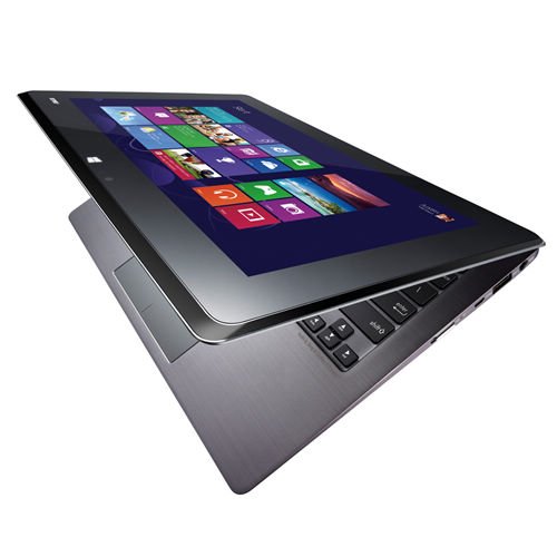 ASUS 11 6-inch TaiChi Convertible Touchscreen Laptop Tablet  Silver Black  -  Intel Core i7 3537U 3 1GHz Processor  4GB RAM  256GB SSD  LAN  WLAN  BT 