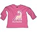 Personalised Dinosaur baby girls and toddler long sleeved t-shirt- Your name asaurus