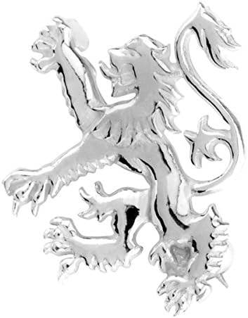 SCOTTISH LION SILVER BROOCH