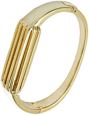 Replacement Metal Strap Bangle for flex 2 Bracelet Wrist Band (Golden)