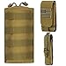 Produktbild IronSeals AQ Molle Tasche & Taktische Taschenlampe Tasche Holster & Handy Flaggenflicken, Khaki, Einheitsgröße