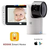 ✅ TRAGBARE SORGENFREIHEIT: Bleiben Sie durch wiederaufladbare Batterien in der neigenden/schwenkenden/zoomenden Babykamera und dem kristallklaren, kompakten 5-Zoll-HD-Babymonitor ganz einfach mit dem verbunden, was Sie am meisten schätzen.