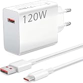 120W Watt Turbo Ultra Hızlı Şarj Aleti Seti Usb- Type-C Kablo ve Adapt&ouml;r Şarj Seti T&uuml;m Telefonlarla Uyumlu Şarj Aleti Seti Şa