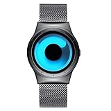 Uomo moda quarzo orologi - impermeabile lusso elegante orologio da polso con rete in acciaio INOX Band, semplice top marca Business casual orologi da polso per uomo