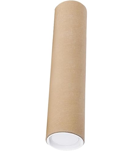 Tubo Di Cartone Per Spedizioni 50x10 Cm | Con Tappi In Plastica | Per Poster, Disegni E Mappe - Foto 6