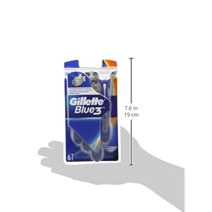 Gillette Blue III Disposable Razors - Pack of 6 - Image 3
