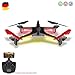 Produktbild 4.5 Kanal RC ferngesteuerter Quadcopter Drohne mit Kamera FPV Wifi Live-Übertragung auf Smartphone Modell, 6-axis Gyro,Rückholmodus, Headless, Komplett-Set inkl. Akku und Ladegerät, Ersatzteil-Set, Neu