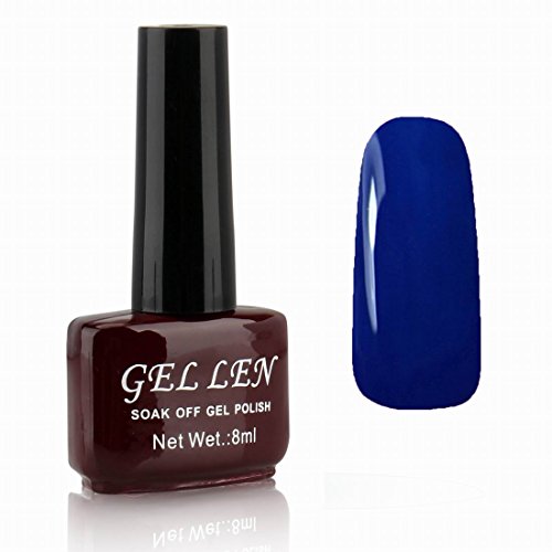 Gellen Brand Gel Nails Polish Varnish UV LED Nail Gel Polish 8ml Royal blue