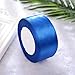 Produktbild TianranRT 25YD Satin Band 38mm Multi Basteln Hochzeit Liefert Blume Stoff Party (Blau)