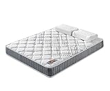 sensoreve - Matelas Eliha - 180x200cm - Double Technologie : Ressorts ensachés + Mousse Haute Densité - épaisseur Totale 20cm - Indépendance de Couchage - Soutien très Ferme et Durable