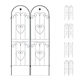 Archi in ferro battuto per rampicanti