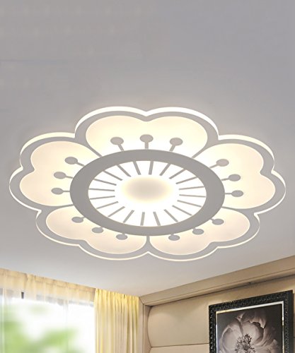 Preisvergleich Produktbild PENGFEI Deckenleuchten Glas Deckenleuchten Kreative Persönlichkeit Wohnzimmer Schlafzimmer Kinderzimmer LED Deckenleuchte mit Lichtquelle Dimmbar Augen schützen ( Farbe : Warmes weißes Licht , größe : 20*4cm )