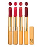 Rythmx Limited Edition Creamy Matte Lipstick Set Cosmetics Combo ( Reddish Maroon,Pink, Coral & Brown Lipsticks) RS.499 (58.00% Off) - Amazon