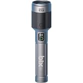 Bix Flashlight BX5102FL 60W LED, Max. 3000 L&uuml;men Parlaklık ve 1000 Metreye Kadar Uzun Menzilli, Şarj Edilebilir, LED G&uuml;&ccedil; G&ouml;st