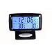 Produktbild CARGOOL Digital Auto Thermometer Uhr Fahrzeug Temperaturanzeige Indoor und Outdoor Temperatur Meter mit LED Hintergrundbeleuchtung, schwarz