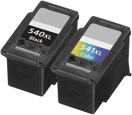 UCI 2 x compatible PG-540XL CL-541XL Ink cartridges for Canon Pixma MG2100, MG2150, MG2200, MG2250, MG3100, MG3150, MG3200, MG3250, MG3255, MG3500, MG3550, MG4100, MG4150, MG4200, MG4250, MX375, MX435, MX475, MX515, MX525, MX535, MX395 2 Pack de 2 (1BK, 1C)