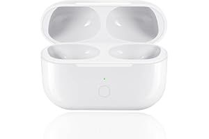 XIEANDKONG Custodia di Ricarica wireless compatibile per AirPods pro, Wireless Charging Case (auricolari non inclusi) con Tasto di Sincronizzazione Bluetooth per ricarica wireless (AirPods pro)