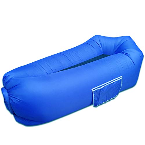 HUOU sofá Inflable,sofá de Playa,impérméable Avec Appui-tête et Sac de Rangement inclus, Facile à Transporter, idéal pour la Plage, Piscine, Jardin, intérieur.